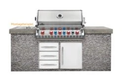 Napoleon Prestige Pro 665-3 Edelstahl Einbaugrill Gas - Inkl. Drehspieß - Modell 2023 19 Napoleon Prestige Pro 665-3 Edelstahl Einbaugrill Gas - Inkl. Drehspieß - Modell 2023 -Rosle Grills Geschaft Napoelon Prestige Pro 665 Einbaugrill Montagebeispiel 1