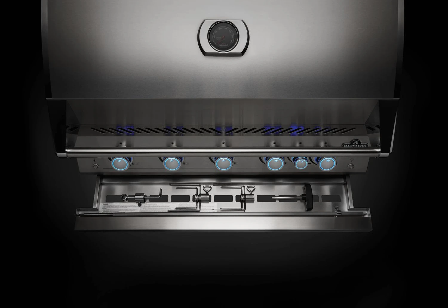 Napoleon 700-Series 38" BIG38 Edelstahl Einbaugrill Inkl. Drehspieß - Modell 2023 10 Napoleon 700-Series 38" BIG38 Edelstahl Einbaugrill Inkl. Drehspieß - Modell 2023 – Bild 10