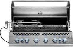 Napoleon 700-Series 44" BIG44 Edelstahl Einbaugrill Inkl. Drehspieß - Modell 2023 -Rosle Grills Geschaft Napoleon Einbaugrill BIG44 Rotisserie links