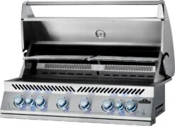 Napoleon 700-Series 44" BIG44 Edelstahl Einbaugrill Inkl. Drehspieß - Modell 2023 -Rosle Grills Geschaft Napoleon Einbaugrill BIG44RB Edelstahl Warmhalterost