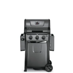 Napoleon Freestyle 365 Gasgrill, Graphit - Modell 2023 - X-DEAL Inkl. Drehspiess -Rosle Grills Geschaft Napoleon Freestyle 365 Gasgrill front Seiten abgeklappt 1