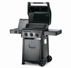 Napoleon Freestyle 365 Gasgrill, Graphit - Mit Seitenbrenner - Modell 2023 -Rosle Grills Geschaft Napoleon Freestyle 365 SB Seitenkocher offen