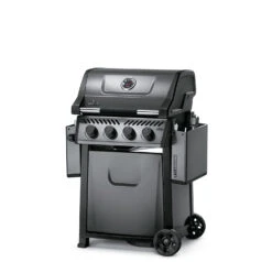 Napoleon Freestyle 425 Gasgrill, Graphit - Modell 2023 -Rosle Grills Geschaft Napoleon Freestyle 425 Gasgrill Seiten abgeklappt 1