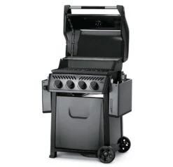 Napoleon Freestyle 425 Gasgrill, Graphit - Modell 2023 - X-DEAL Inkl. Drehspiess -Rosle Grills Geschaft Napoleon Freestyle 425 Gasgrill Side Deckel offen 2