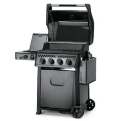 Napoleon Freestyle 425 Gasgrill, Graphit - Mit Sizzle Zone - Modell 2023 -Rosle Grills Geschaft Napoleon Gasgrill Freestyle 425 Sizzle Zone Seite abgeklappt 1