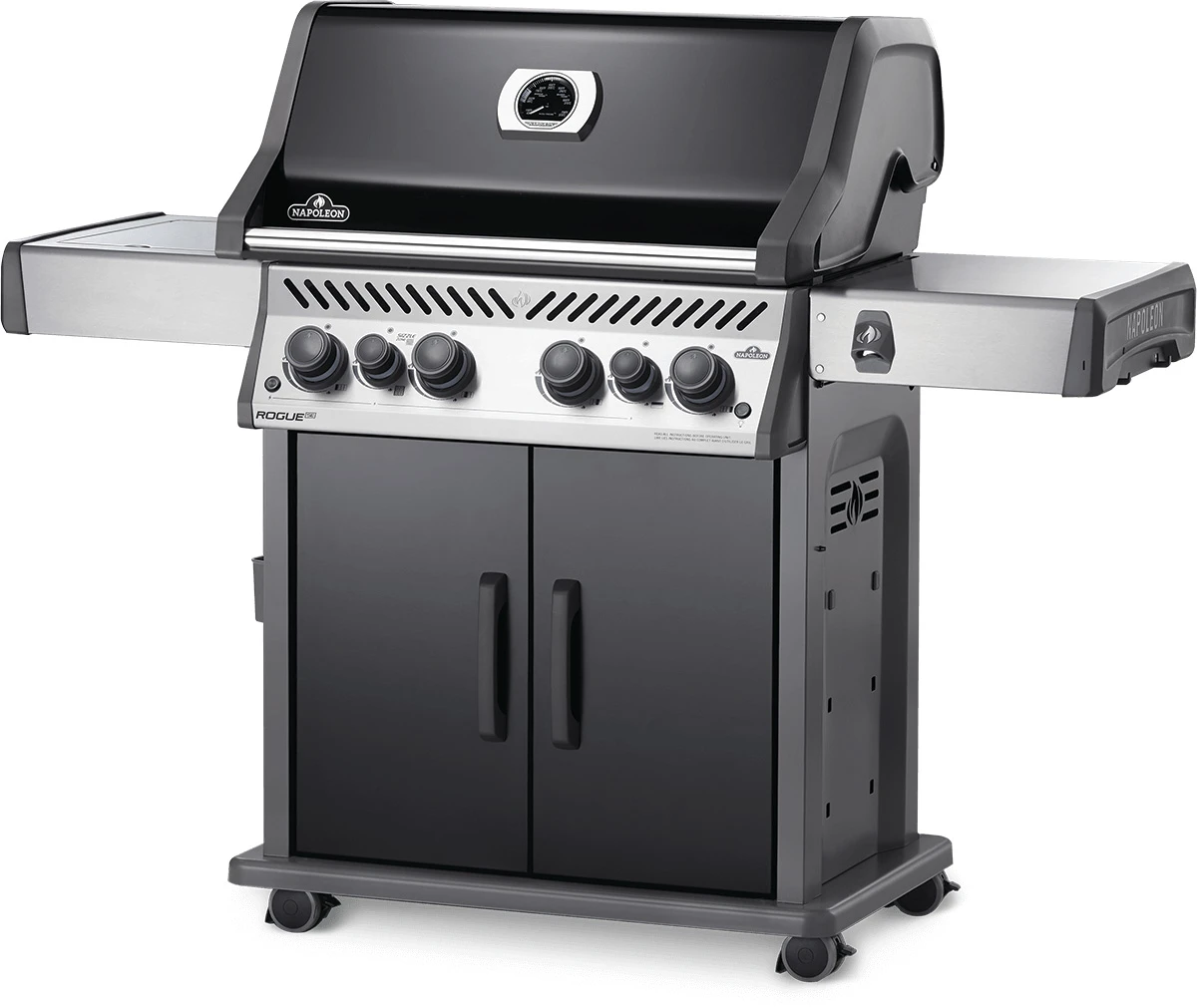 Napoleon Rogue SE 525 Gasgrill, Schwarz Mit Gussrosten, Sizzle Zone Und Heckbrenner - Modell 2023 1 Napoleon Rogue SE 525 Gasgrill, Schwarz Mit Gussrosten, Sizzle Zone Und Heckbrenner - Modell 2023