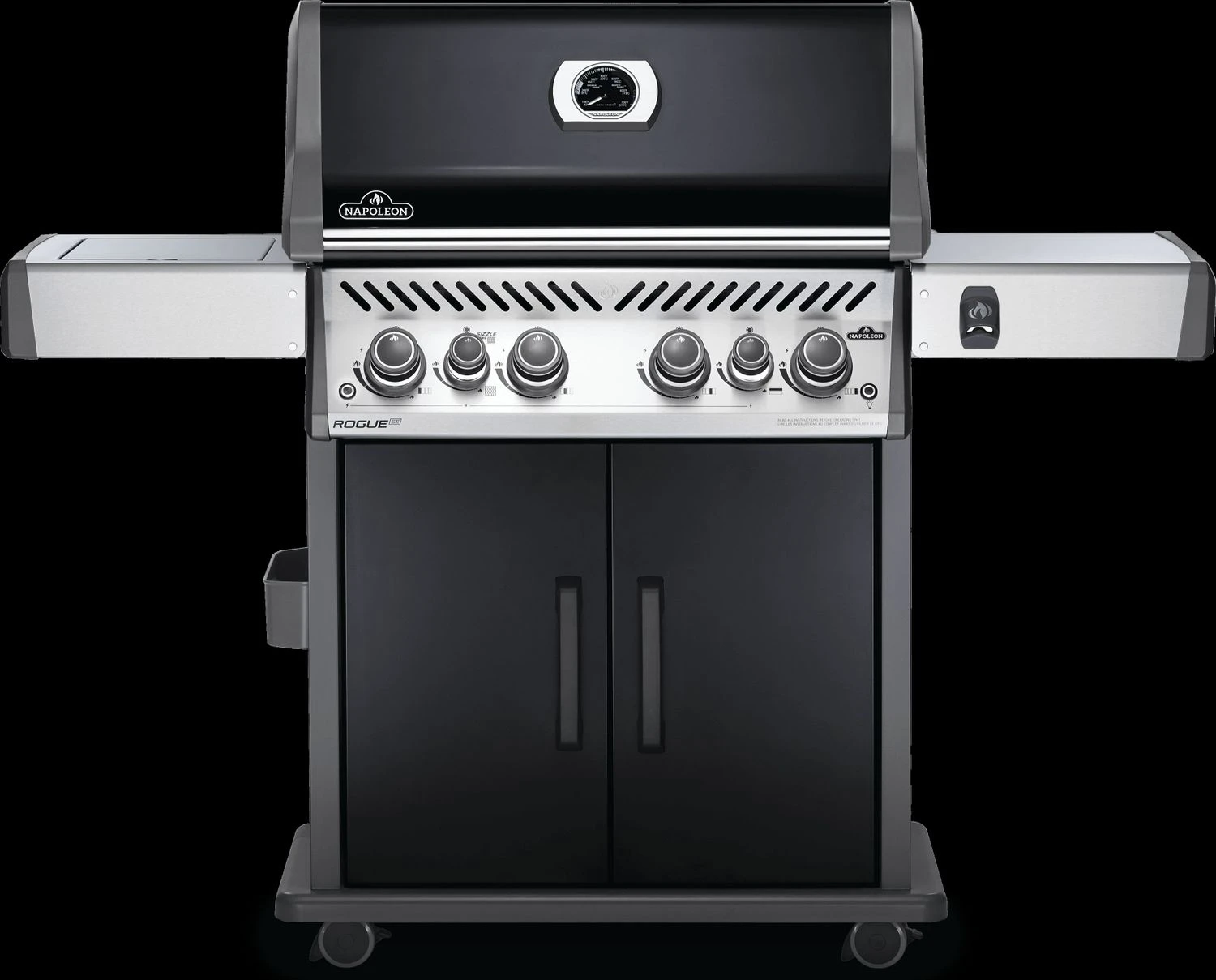 Napoleon Rogue SE 525 Gasgrill, Schwarz Mit Gussrosten, Sizzle Zone Und Heckbrenner - Modell 2023 2 Napoleon Rogue SE 525 Gasgrill, Schwarz Mit Gussrosten, Sizzle Zone Und Heckbrenner - Modell 2023 – Bild 2