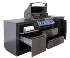 Napoleon Outdoor Küche Oasis Compact 105 Mit Prestige 500 Einbaugrill Und Einbau Sizzle Zone - Inkl. Arbeitsplatte Aus Feinsteinzeug -Rosle Grills Geschaft Napoleon Oasis Compact P500 Kuechenrollenhalter Muelleimerschrank 3 1678963773