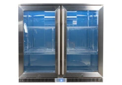 Napoleon Outdoor - Kühlschrank, 210 Liter, 2-türig Mit Doppelverglasung Und LED Beleuchtung - Wasserdicht Nach IP24 -Rosle Grills Geschaft Napoleon Outdoor Kueche Kuehlschrank leer beleuchtet