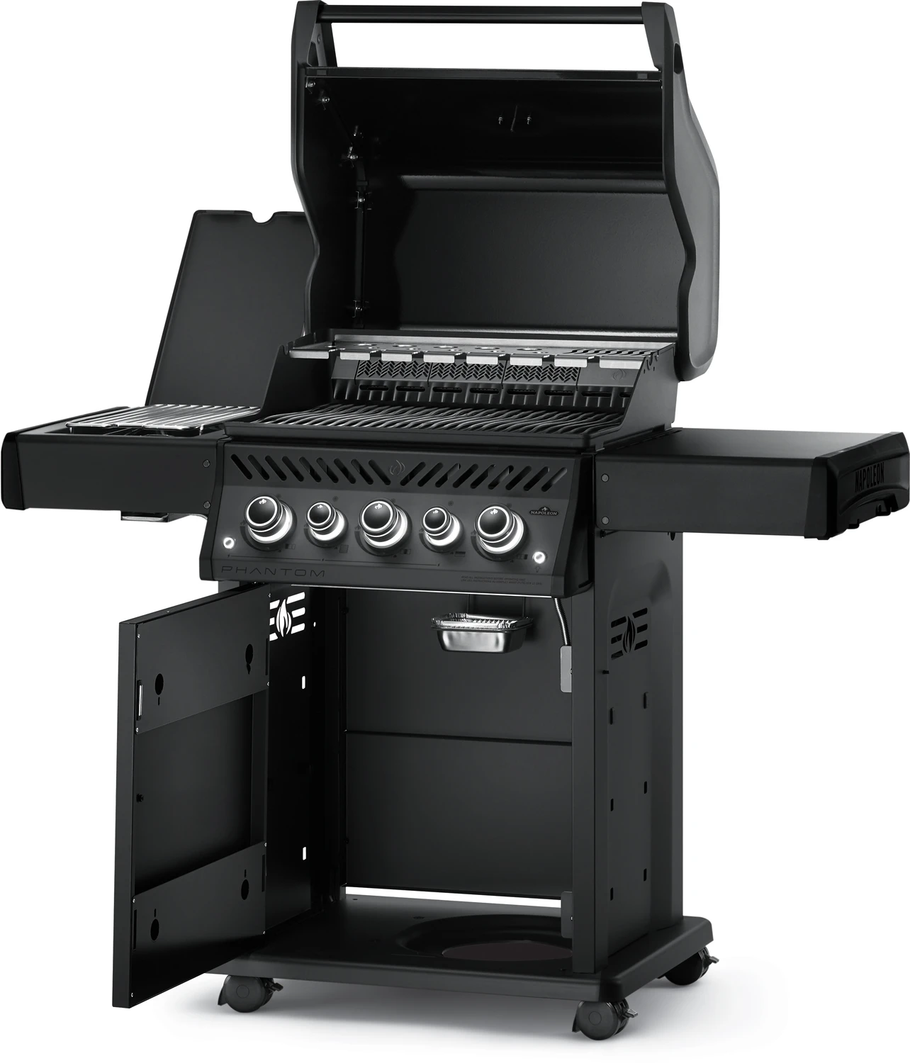 Napoleon Phantom Rogue SE 425 Gasgrill, Mattschwarz Mit Sizzle Zone Und Heckbrenner - Modell 2023 6 Napoleon Phantom Rogue SE 425 Gasgrill, Mattschwarz Mit Sizzle Zone Und Heckbrenner - Modell 2023 – Bild 6