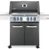 Napoleon Prestige 500 Gasgrill, Charcoal Grau - Mit Safety Glow - X-DEAL Inkl. Grillthermometer, Schneidebrett Und Windschild Für SIZZLE ZONE