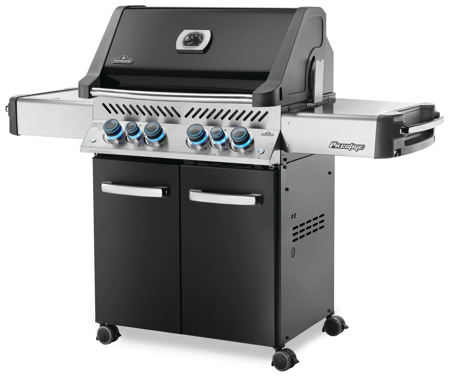 Napoleon Prestige 500 Gasgrill, Schwarz - Mit Safety Glow - X-DEAL Inkl. Grillthermometer, Schneidebrett Und Windschild Für SIZZLE ZONE 2 Napoleon Prestige 500 Gasgrill, Schwarz - Mit Safety Glow - X-DEAL Inkl. Grillthermometer, Schneidebrett Und Windschild Für SIZZLE ZONE – Bild 2