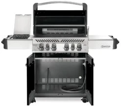 Napoleon Prestige 500 Gasgrill, Schwarz - Mit Safety Glow - Modell 2023 - SMART Deal Inkl. Grillfürst Grill Control -Rosle Grills Geschaft Napoleon Prestige 500 Gasgrill schwarz open 2