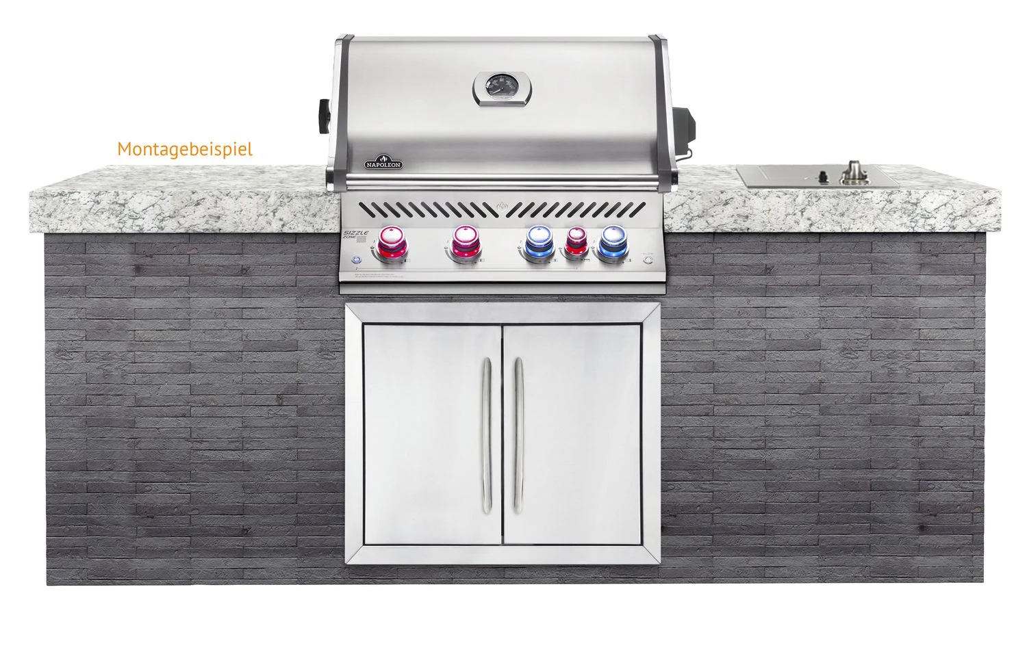 Napoleon Prestige Pro 500-3 Edelstahl Einbaugrill Erdgas - Inkl. Drehspieß - Modell 2023 7 Napoleon Prestige Pro 500-3 Edelstahl Einbaugrill Erdgas - Inkl. Drehspieß - Modell 2023 – Bild 7
