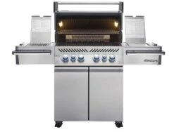 Napoleon Prestige Pro 500-3 Edelstahl Gasgrill Inkl. Drehspieß - Modell 2023 - SMART Deal Inkl. Grillfürst Grill Control -Rosle Grills Geschaft Napoleon Prestige Pro 500 offen 01 4