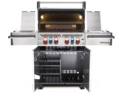 Napoleon Prestige Pro 500-3 Edelstahl Gasgrill Inkl. Drehspieß - Modell 2023 - SMART Deal Inkl. Grillfürst Grill Control -Rosle Grills Geschaft Napoleon Prestige Pro 500 offen 02 4
