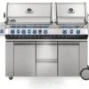 Napoleon Prestige Pro 825-3 Edelstahl Gasgrill Inkl. Drehspieß Und Bodenbeleuchtung - Modell 2023 - SMART Deal Inkl. Grillfürst Grill Control Mit Companion Device Und Einstichthermometer
