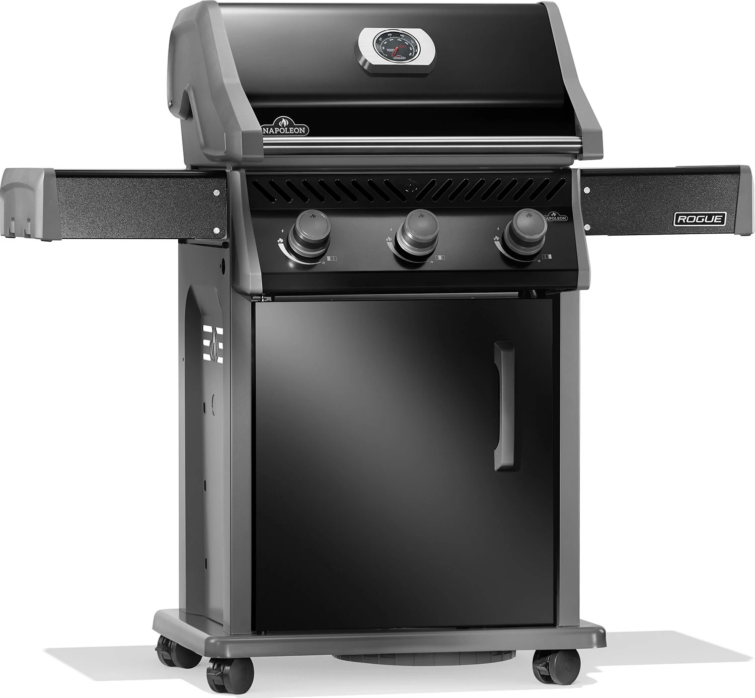 Napoleon Rogue 425 Gasgrill - All Black - Modell 2023 - Inkl. Abdeckhaube Und Grillplatte 4 Napoleon Rogue 425 Gasgrill - All Black - Modell 2023 - Inkl. Abdeckhaube Und Grillplatte – Bild 4