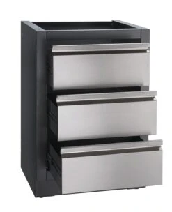 Napoleon Luxus Outdoor Küche Oasis 400 Mit Prestige Pro 825 Edelstahl Einbaugrill Ohne Vordefinierte Arbeitsplatte -Rosle Grills Geschaft Napoleon Schubladenschrank Oasis 3 er 1