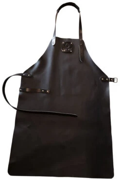 OFYR Lederschürze Schwarz