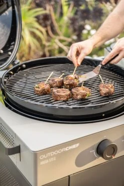 Outdoorchef Gas Kugelgrill Arosa 570 G Evo Grey Steel -Rosle Grills Geschaft Outdoorchef Arosa 570 G Evo Grey Steel indirekt Grillen