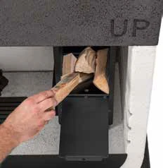 Palazzetti Brennholzhalter / Anzündkamin Für Grillkamin Up