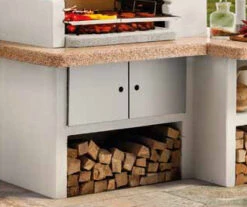 Palazzetti Gartenküche: Metalltüren, 78 Cm X 33 Cm, Edelstahl