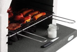 Palazzetti Grillkamin Boston Inkl. Montagematerial -Rosle Grills Geschaft Palazzetti Grillkamin Boston 3 fach hoehenverstellbar