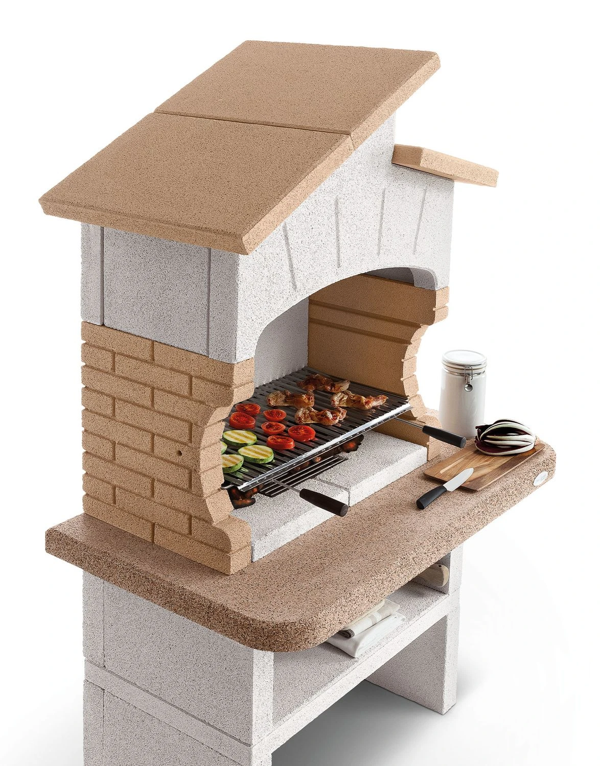 Palazzetti Grillkamin Lido Inkl. Montagematerial 2 Palazzetti Grillkamin Lido Inkl. Montagematerial – Bild 2