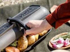 Petromax Kartoffelbräter XL Aus Gusseisen -Rosle Grills Geschaft Petromax Gusseisen Kartoffelbraeter gross gefuellt