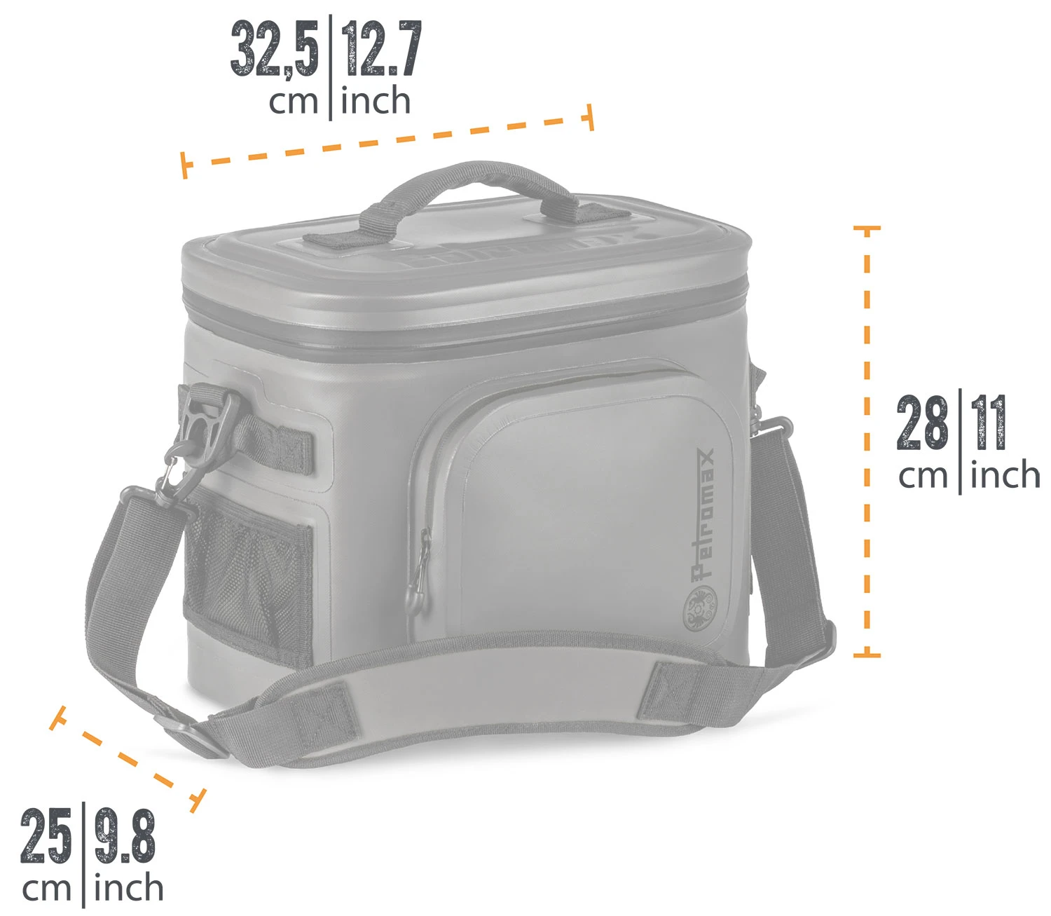 Petromax Kühltasche 8 Liter / Dunkelgrau 3 Petromax Kühltasche 8 Liter / Dunkelgrau – Bild 3