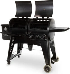Pit Boss Pelletgrill Navigator 1230 - Kombinationsgrill Mit Gasgrill -Rosle Grills Geschaft Pit Boss Doppelhaubengrill Pelletgrill Navigator 1230