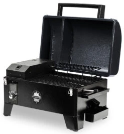 Pit Boss Pelletgrill Navigator 150 -Rosle Grills Geschaft Pit Boss Pelletgrill Navigator 150 10805 seitlich offen