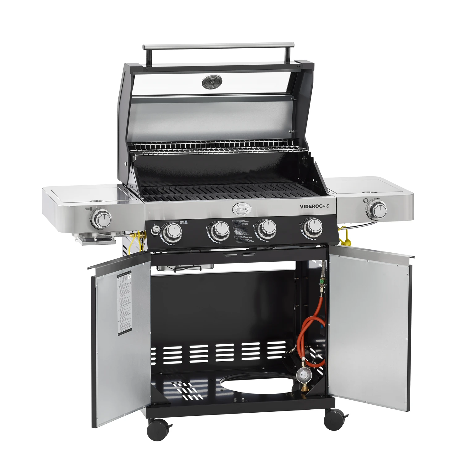 Rösle Gasgrill Videro G4-S VARIO+ Schwarz - Modell 2023 - X-DEAL Inkl. Abdeckhaube Und Grillplatte 6 Rösle Gasgrill Videro G4-S VARIO+ Schwarz - Modell 2023 - X-DEAL Inkl. Abdeckhaube Und Grillplatte – Bild 6
