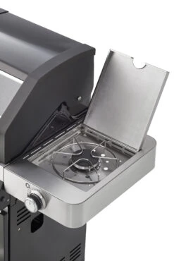 Rösle Gasgrill Videro G3-S VARIO+ Schwarz - Modell 2023 - X-DEAL Inkl. Abdeckhaube, Grillplatte Und Drehspieß -Rosle Grills Geschaft Roesle BBQ Station Seitenkocher Videro