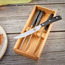 Rösle Steakmesser 4er Set - FC Bayern Edition -Rosle Grills Geschaft Roesle Steakmesser 4er Set FC Bayern Lifestyle