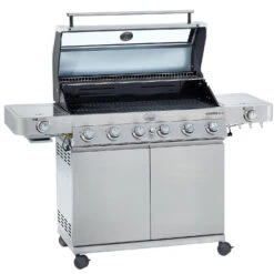 Rösle Edelstahl Gasgrill Videro G6-S VARIO+ - Limited Edition Modell 2023 12 Rösle Edelstahl Gasgrill Videro G6-S VARIO+ - Limited Edition Modell 2023 -Rosle Grills Geschaft Roesle Videro 25528 G6 S Edelstahl Deckel offen 4