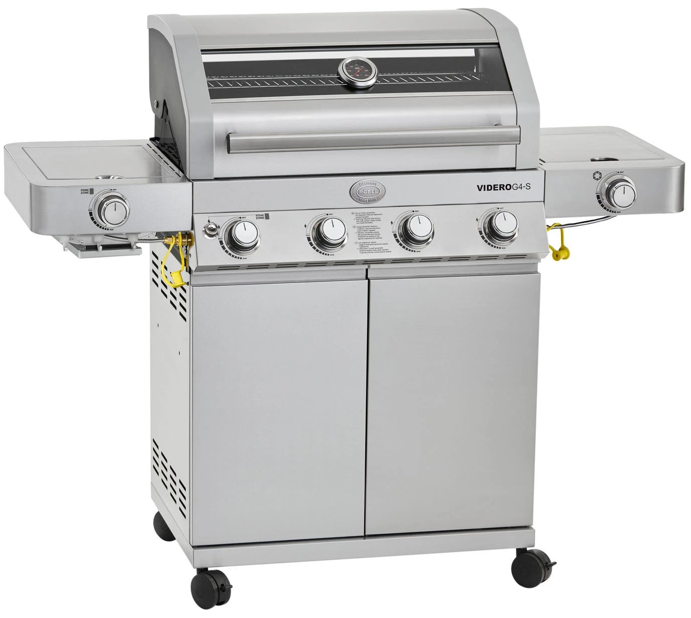 Rösle Edelstahl Gasgrill Videro G4-S VARIO+ - Limited Edition Modell 2023 - X-DEAL Inkl. Abdeckhaube, Grillplatte Und Drehspieß 1 Rösle Edelstahl Gasgrill Videro G4-S VARIO+ - Limited Edition Modell 2023 - X-DEAL Inkl. Abdeckhaube, Grillplatte Und Drehspieß