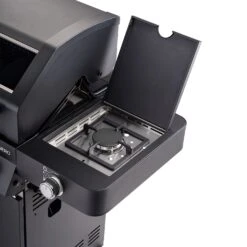 Rösle Gasgrill BBQ-Station Videro G4-S Vario+ Nero Schwarz - Modell 2023 - X-DEAL Inkl. Abdeckhaube -Rosle Grills Geschaft Roesle Videro G4 S Vario NERO matt schwarz Seitenkocher 5