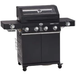 Rösle Gasgrill BBQ-Station Videro G4-S Vario+ Nero Schwarz - Modell 2023 - X-DEAL Inkl. Abdeckhaube