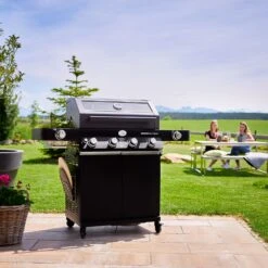 Rösle Gasgrill Videro G4-S Vario+ Nero Schwarz - Modell 2023 - X-DEAL Inkl. Abdeckhaube -Rosle Grills Geschaft Roesle Videro G4 S Vario NERO matt schwarz Vario Halter 6