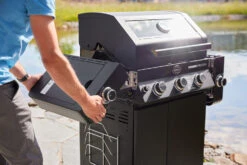 Rösle Gasgrill Videro Pro G3-S Vario+ Mattschwarz - Modell 2023 -Rosle Grills Geschaft Roesle Videro Pro G3 S Seitenablage abklappbar