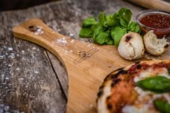 Grillfürst Pizzabrett Bambusholz -Rosle Grills Geschaft Servierbrett Grillfuerst Pizza Mood