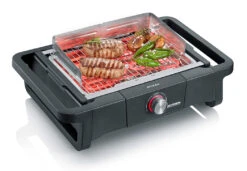 Severin Elektro Tischgrill STYLE Evo - 2.500 Watt 7 Severin Elektro Tischgrill STYLE Evo - 2.500 Watt -Rosle Grills Geschaft Severin Elektro Tischgrill Style Evo PG8123 Grillgut