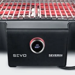 Severin Elektrogrill SEVO GTS - Boost Zone 500°C - Mit Deckel Und Grillwagen - 3.000 W - Inkl. Grillfürst Premium Grillbesteck Set Und Premium Grillbürste -Rosle Grills Geschaft Severin Elektrogrill Sevo G pg8104 display 2 2