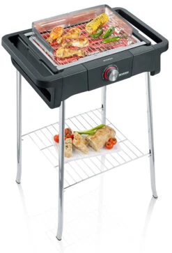 Severin Elektrogrill STYLE Evo S Mit Untergestell - 2.500 Watt -Rosle Grills Geschaft Severin Elektrogrill Style Evo S Grillgut