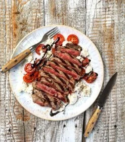 Steak Champ Gourmet Steakbesteck Set: 2 Steakmesser Und 2 Gabeln -Rosle Grills Geschaft Steak Champ Gourmet Messerset Steak Teller 101059