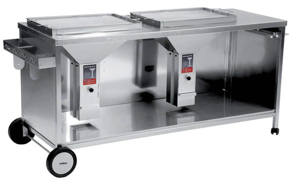 Thüros DUO Exclusive Holzkohle Gewerbegrill (2 X 40x60 Cm Grillfläche) 1 Thüros DUO Exclusive Holzkohle Gewerbegrill (2 X 40x60 Cm Grillfläche)