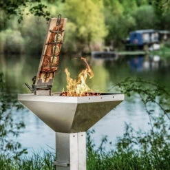 Thüros Flammlachshalter Inkl. Flammlachsbrett -Rosle Grills Geschaft Thueros Flammlachsbrett Flammlachshalter Lifestyle