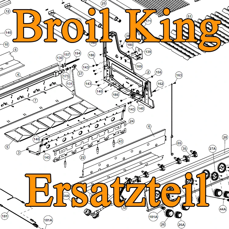 Broil King Ersatzteil: Deckelgriff Monarch 1 Broil King Ersatzteil: Deckelgriff Monarch